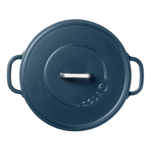 Cast Iron Cassarole - Dark Blue - Image 3