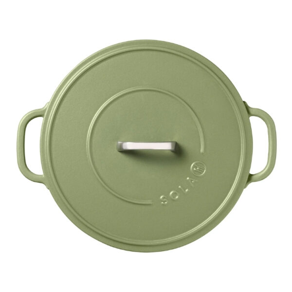 Green Cast Iron Casarrole - Image 2