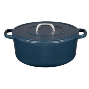 Cast Iron Cassarole - Dark Blue